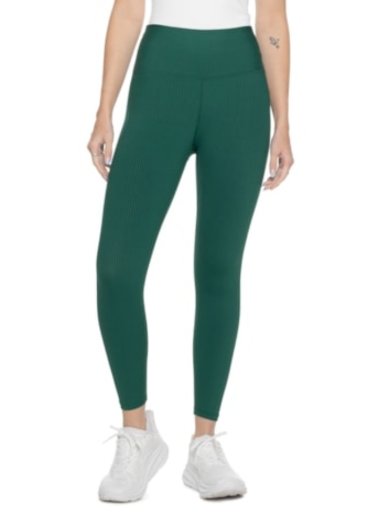 Nwt Year Of Ours Women's Ribbed Pocket Leggings, Deep Teal Xs